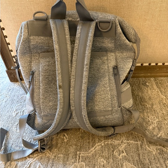 DAGNE DOVER LARGE INDI NEOPRENE DIAPER BACKPACK - HEATHER GREY - Picture 7 of 8